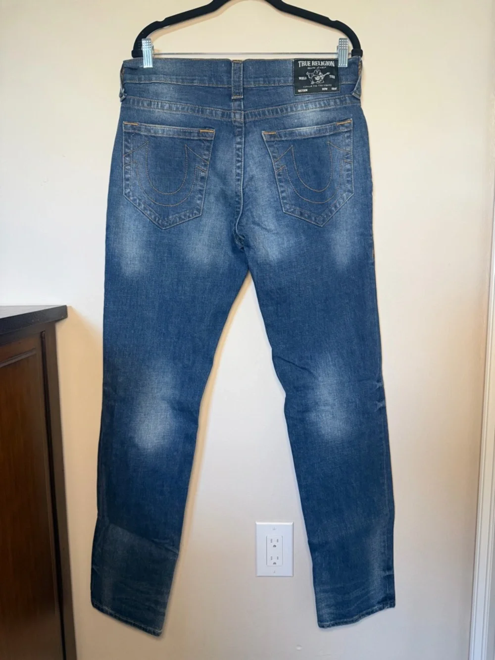 True Religion Men’s Relaxed Fit Jeans - Blue Denim